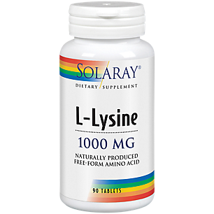 L-Lysine with Vitamin C, B6 & Zinc - Free Form Amino Acid - 1,000 MG (90 Tablets)
