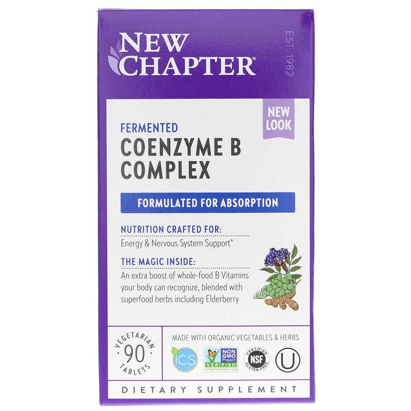 New Chapter Coenzyme B Complex Fermented, 90 Veg Tablets