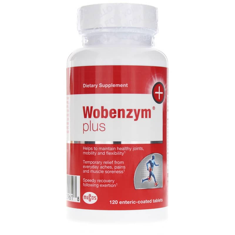 Mucos Pharma Wobenzym Plus 120 Enteric Coated Tablets