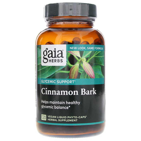 Gaia Herbs Cinnamon Bark 120 Liquid Phyto Caps