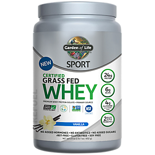 Grass-Fed Premium Whey Protein Isolate - Vanilla (1 Lb. 7 oz. / 20 Servings)