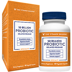 Probiotic - 50 Billion CFUs - Delayed Release (60 Vegetarian Capsules)