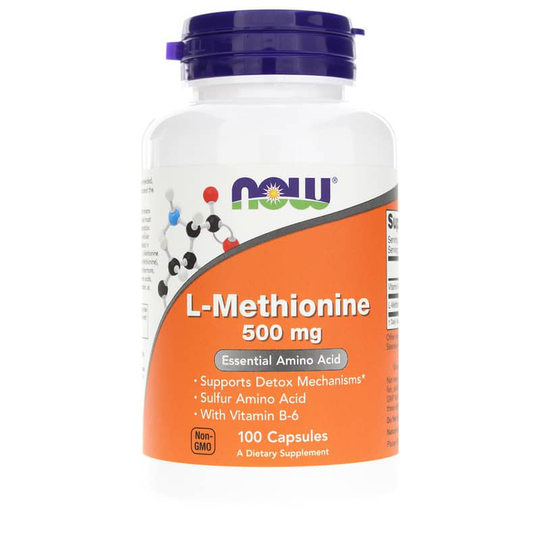 NOW Foods L-Methionine 500 Mg 100 Capsules