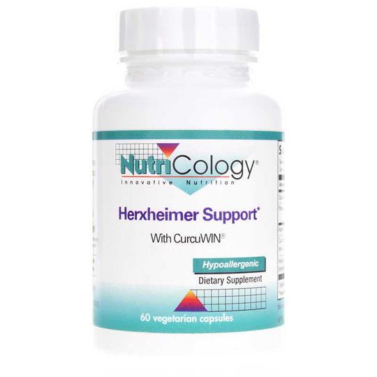Nutricology Herxheimer Support with CurcuWIN 60 Veg Capsules