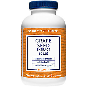 Grape Seed Extract - Antioxidant for Cardiovascular Health - 60 MG (240 Capsules)