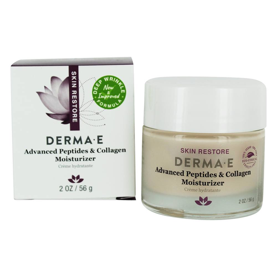 DERMA-E - Advanced Peptides & Collagen Facial Moisturizer - 2 oz.