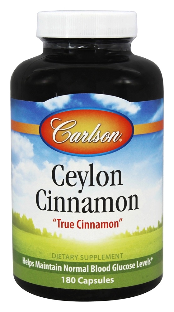 Carlson Labs - Ceylon Cinnamon - 180 Capsules