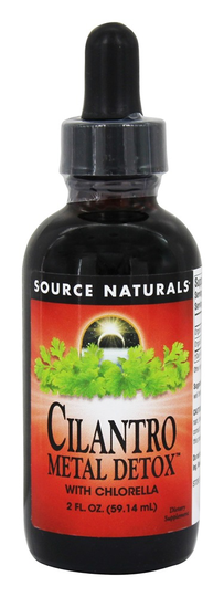 Source Naturals - Cilantro Metal Detox with Chlorella - 2 fl. oz.