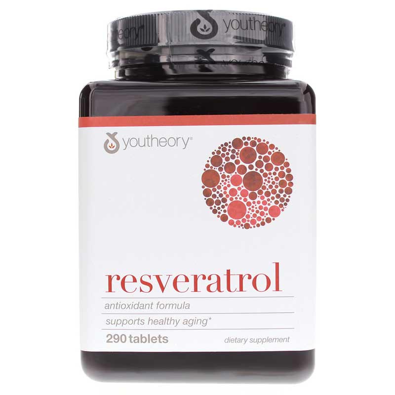 Youtheory Resveratrol Healthy Aging 290 Tablets