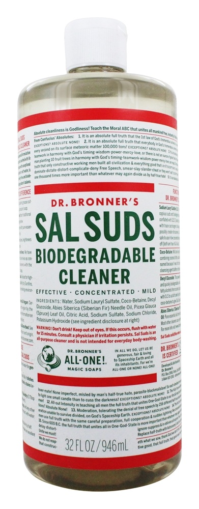 Dr. Bronners - Sal Suds All Purpose Cleaner - 32 fl. oz.