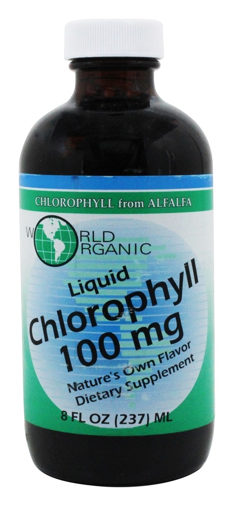 World Organic - Liquid Chlorophyll 100 mg. - 8 fl. oz.