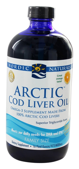 Nordic Naturals - Arctic Cod Liver Oil Orange - 16 fl. oz.