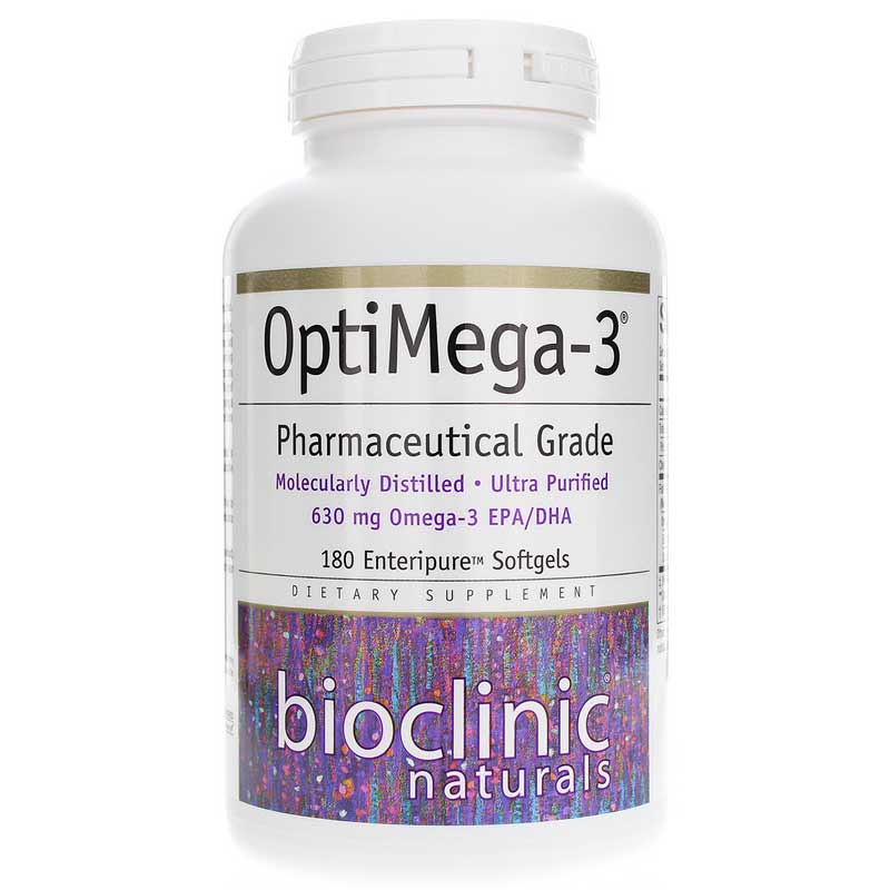 Bioclinic Naturals OptiMega-3 180 Softgels