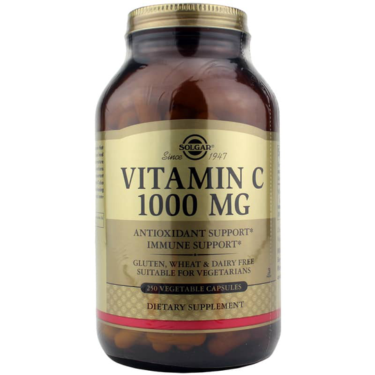Solgar Vitamin C 1000 Mg 250 Veg Capsules