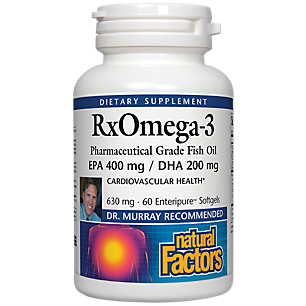 Dr. Murray's Rx Omega 3 Factors - EPA 400 MG / DHA 200 MG - 630 MG (60 Softgels)