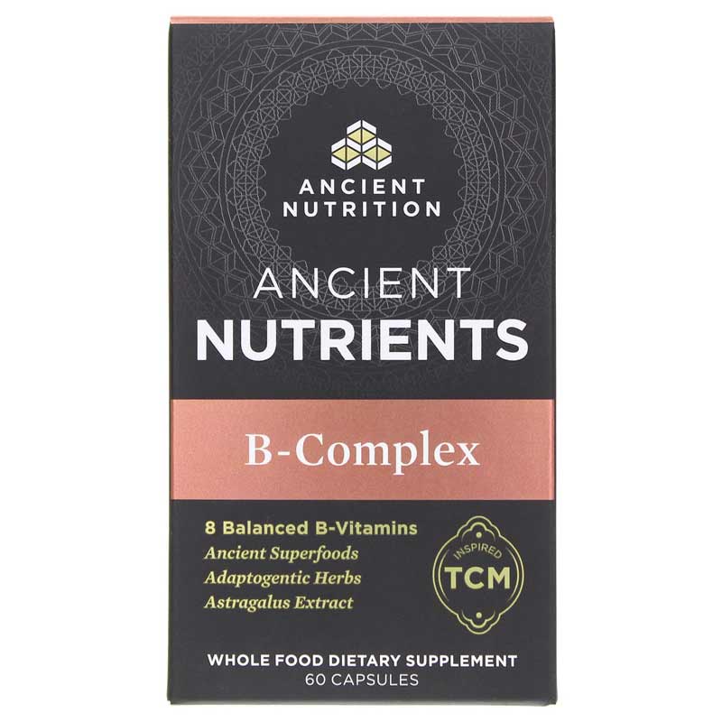 Ancient Nutrition Ancient Nutrients B Complex 60 Capsules