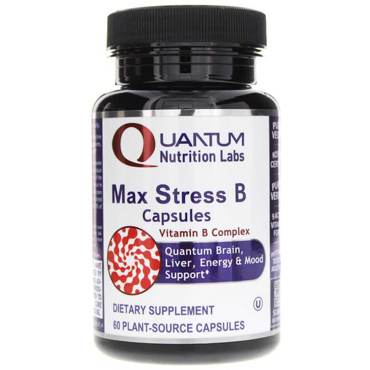 Quantum Nutrition Labs Max Stress B Capsules 60 Veg Capsules