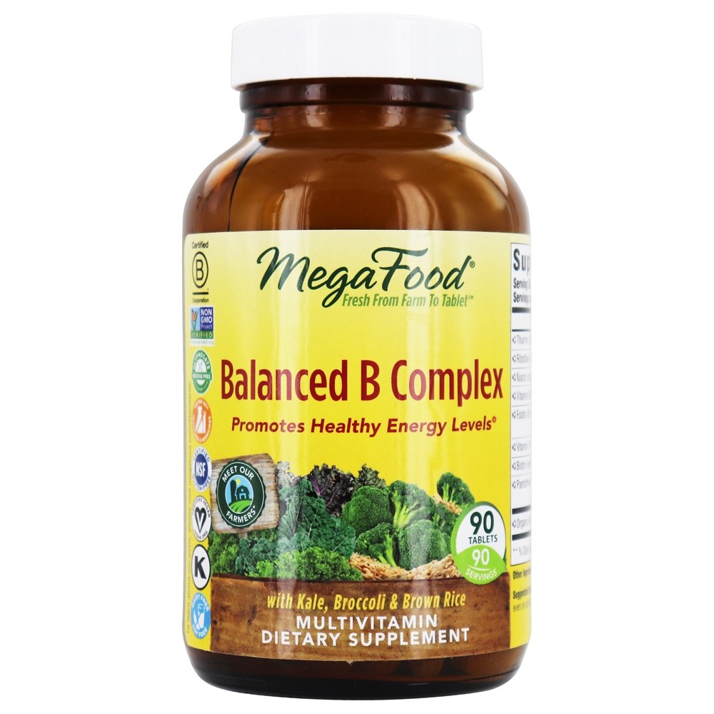MegaFood - Balanced B Complex - 90 Tablet(s)