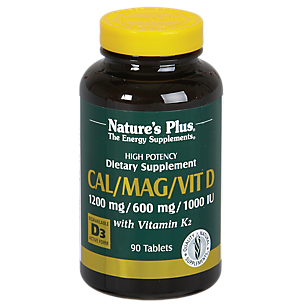 Calcium, Magnesium & Vitamin D with Vitamin K2 (90 Tablets)