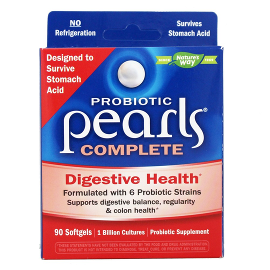 Nature's Way - Probiotic Pearls Complete Digestive Health 1 Billion CFU - 90 Softgels