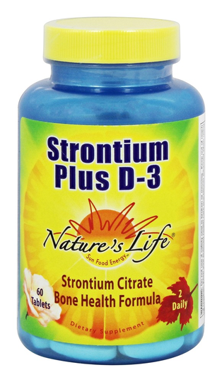 Nature's Life - Strontium Plus D3 - 60 Tablets