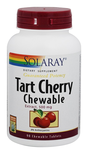 Solaray - Tart Cherry Extract 500 mg. - 90 Chewable Tablets