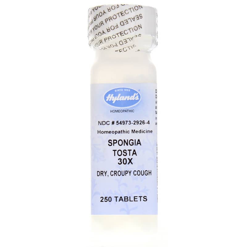 Hylands Spongia Tosta 30X 250 Tablets