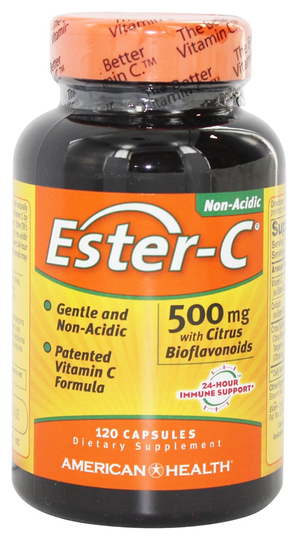 American Health - Ester-C with Citrus Bioflavonoids 500 mg. - 120 Capsules