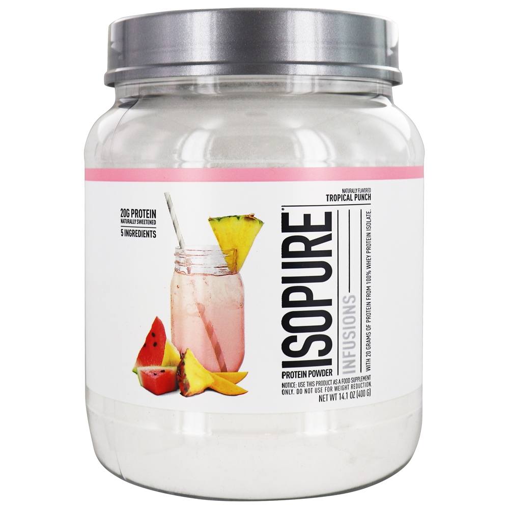 Nature's Best - Isopure Infusions Protein Powder Tropical Punch - 14.1 oz.