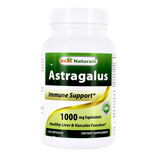Best Naturals - Astragalus Immune Support 1000 mg. - 120 Capsules