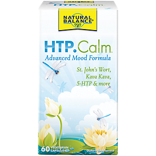 HTP Calm - Advanced Mood Formula with St. John's Wort, Kava Kava & 5-HTP (60 Vegetarian Capsules)