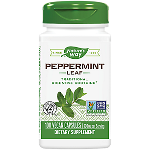 Peppermint Leaves - Supports Digestion - 700 MG (100 Capsules)