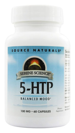 Source Naturals - Serene Science 5-HTP for Balanced Mood 100 mg. - 60 Capsules