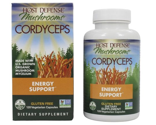 Host Defense - Cordyceps Energy Support - 120 Vegetarian Capsules