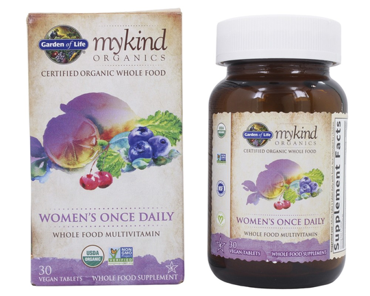 Garden of Life - mykind Organics Women's Once Daily Whole Food Multivitamin - 30 Vegan Tablet(s)