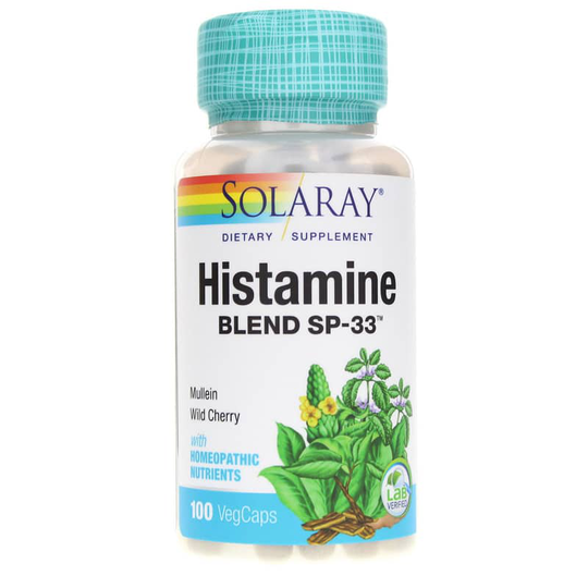 Solaray Histamine Blend Sp-33 100 Veg Capsules
