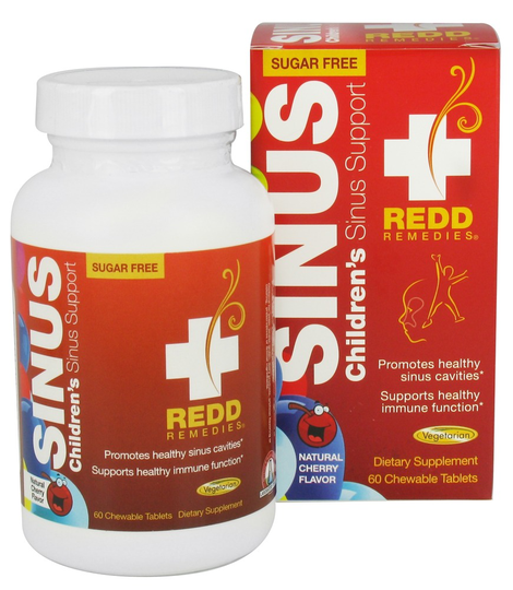 Redd Remedies - Children's Sinus Support Cherry - 60 Chewable Tablets