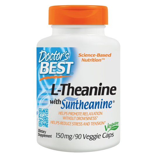 Doctor's Best - Suntheanine L-Theanine 150 mg. - 90 Vegetarian Capsules