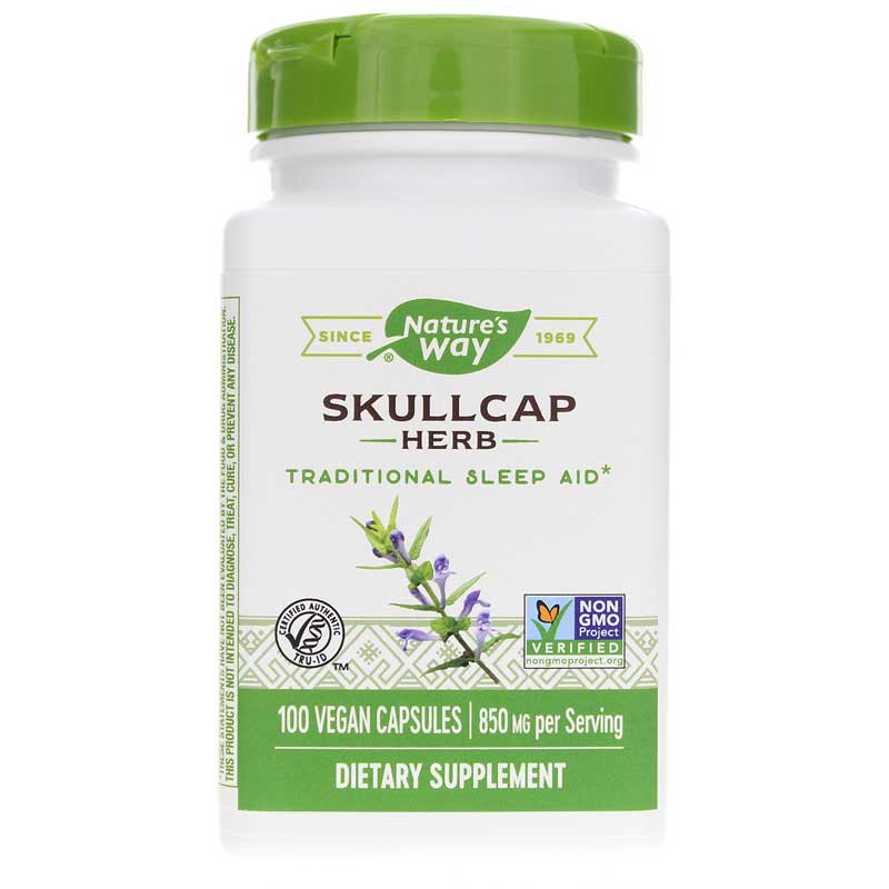 Natures Way Scullcap Herb 100 Veg Capsules