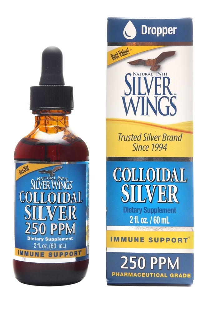 Natural Path Silver Wings - Colloidal Silver 250 Ppm - 2 fl. oz.
