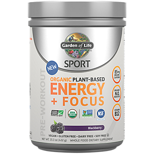 Sport Organic Plant-Based Energy + Focus - Blackberry (15.3 oz. / 30 Servings)