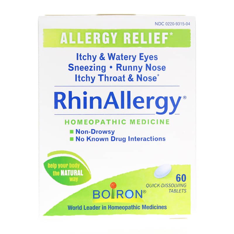 Boiron RhinAllergy Allergy Relief 60 Tablets