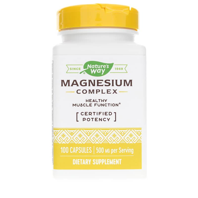 Natures Way Magnesium Complex Citrate Blend 100 Capsules