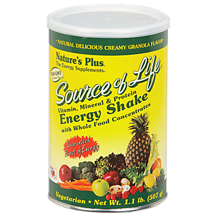 Source of Life Vegetarian Energy Shake with Whole Food Concentrates - Creamy Granola (13 Servings)