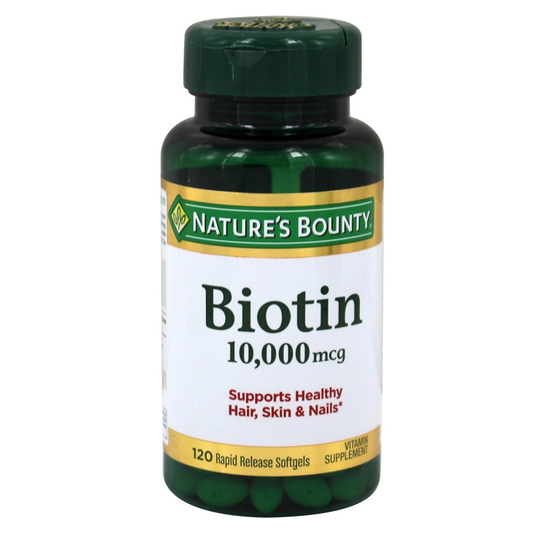 Nature's Bounty - Ultra Strength Biotin 10000 mcg. - 120 Softgels