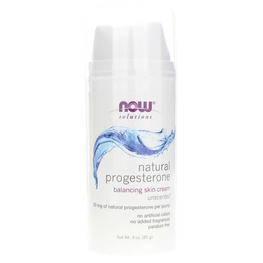 NOW Foods Natural Progesterone Balancing Skin Cream 3 Oz