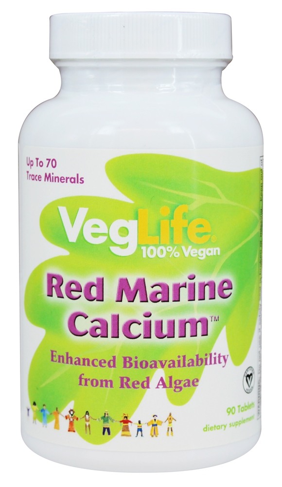 VegLife - Red Marine Calcium - 90 Tablets