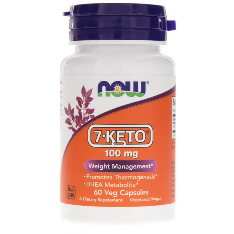 NOW Foods 7-Keto 100 Mg 60 Veg Capsules