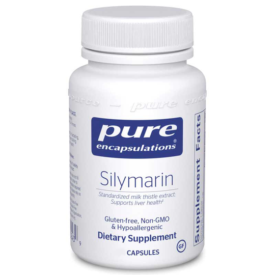 Pure Encapsulations Silymarin Milk Thistle Extract 60 Capsules