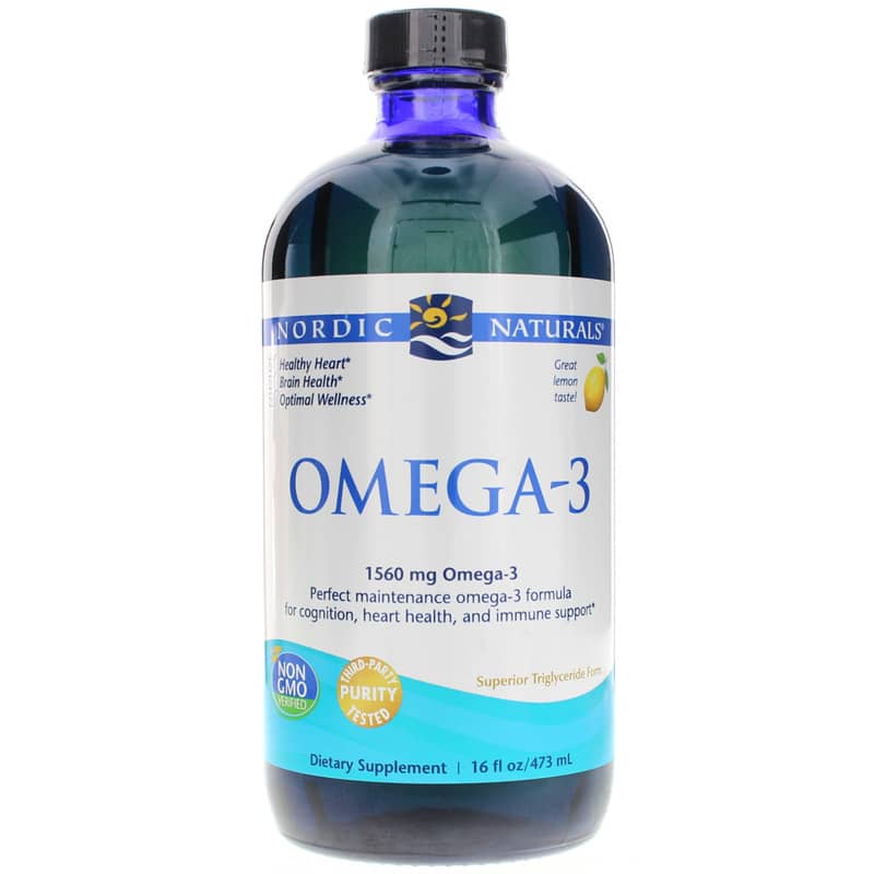 Nordic Naturals Omega-3 Liquid Lemon 16 Oz